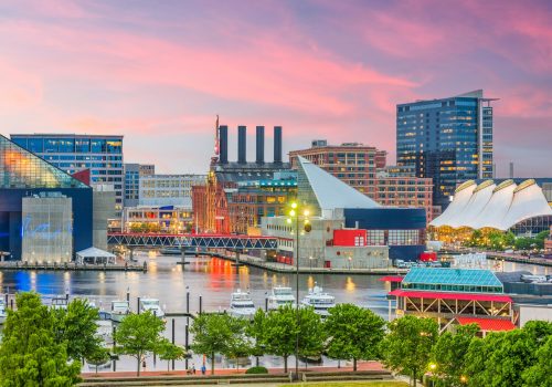 Baltimore, Maryland, USA Skyline