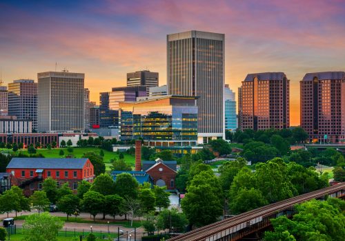 Richmond, Virginia, USA Downtown Skyline